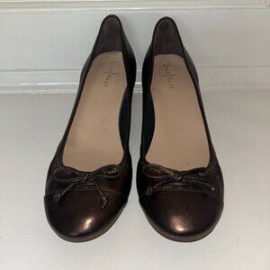 Cole Haan  Metallic Copper Leather Shoes